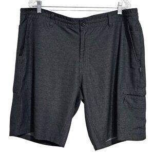 ONeill Mens Black Crossover Hybrid Cargo Shorts Size 40 Polyester/Elastane Light